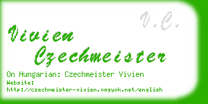 vivien czechmeister business card